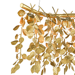 Люстра золотая с декором в виде веток эвкалипта Eucalyptus Branches варинант исполнения - 1 | Loft Concept в Брянске