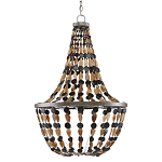 Люстра каплевидной формы с подвесками в виде декоративных бусин Flat Beads варинант исполнения - 3 | Loft Concept в Брянске