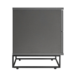 Тумба прикроватная цвета графит с ящиками Strict Lines варинант исполнения - 6 | Loft Concept в Брянске