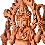 Панно из дерева Ганеша Panel With Animals варинант исполнения - 2 | Loft Concept в Брянске