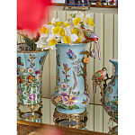 Ваза с птичкой из фарфора с бронзовыми элементами Garden of Eden варинант исполнения - 8 | Loft Concept в Брянске