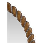 Зеркало с текстурной рамой из натурального дерева  Pine Wall Mirror варинант исполнения - 4 | Loft Concept в Брянске