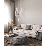 Люстра каскадная с 10-ю прозрачными плафонами Wave Line варинант исполнения - 12 | Loft Concept в Брянске