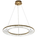 Кольцевая люстра с хрустальным декором Maude Crystal Chandelier варинант исполнения - 2 | Loft Concept в Брянске