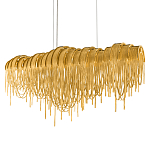 Люстра подвесная с металлическими дугами и длинными цепочками 115 см Atlantis Chain варинант исполнения - 1 | Loft Concept в Брянске