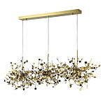 Люстра подвесная из трех частей с металлическими круглыми элементами Terzani Argent варинант исполнения - 3 | Loft Concept в Брянске