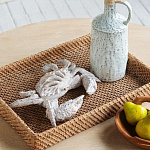 Статуэтка краб с детализированной текстурой в белом цвете Marine Accessories варинант исполнения - 6 | Loft Concept в Брянске