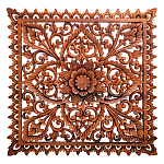 Панно из дерева квадратное Tracery Panel With Trees варинант исполнения - 1 | Loft Concept в Брянске