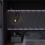 Гипсовая 3D Панель FLOCK варинант исполнения - 1 | Loft Concept в Брянске