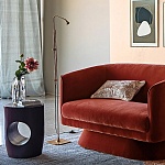 Приставной столик черного цвета AMORPHOUS варинант исполнения - 5 | Loft Concept в Брянске