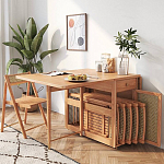 Обеденный стол раскладной из дерева Astiс Table варинант исполнения - 2 | Loft Concept в Брянске