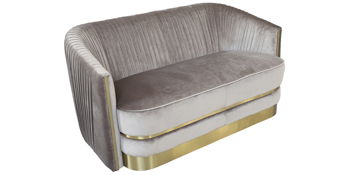 Диван двухместный велюр Bolger sofa Диван двухместный велюр Bolger sofa - Loft-Concept в Брянске