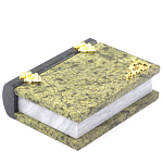 Шкатулка в виде книги из натурального камня змеевик Stone Casket варинант исполнения - 2 | Loft Concept в Брянске