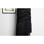 Напольная лампа черная с текстильными элементами "ЯРВИ" варинант исполнения - 4 | Loft Concept в Брянске