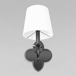 Бра с белым текстильным абажуром и фигурным основанием с зеркальной вставкой Vitorino варинант исполнения - 10 | Loft Concept в Брянске