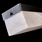 Подвесной светильник линейный из натурального камня Perfection of Geometry варинант исполнения - 7 | Loft Concept в Брянске