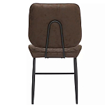 Стул с темно-коричневой обивкой из экокожи Benderson варинант исполнения - 4 | Loft Concept в Брянске