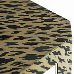 Дизайнерский кофейный стол с рисунком леопард Neytiri Beige Leopard варинант исполнения - 2 | Loft Concept в Брянске
