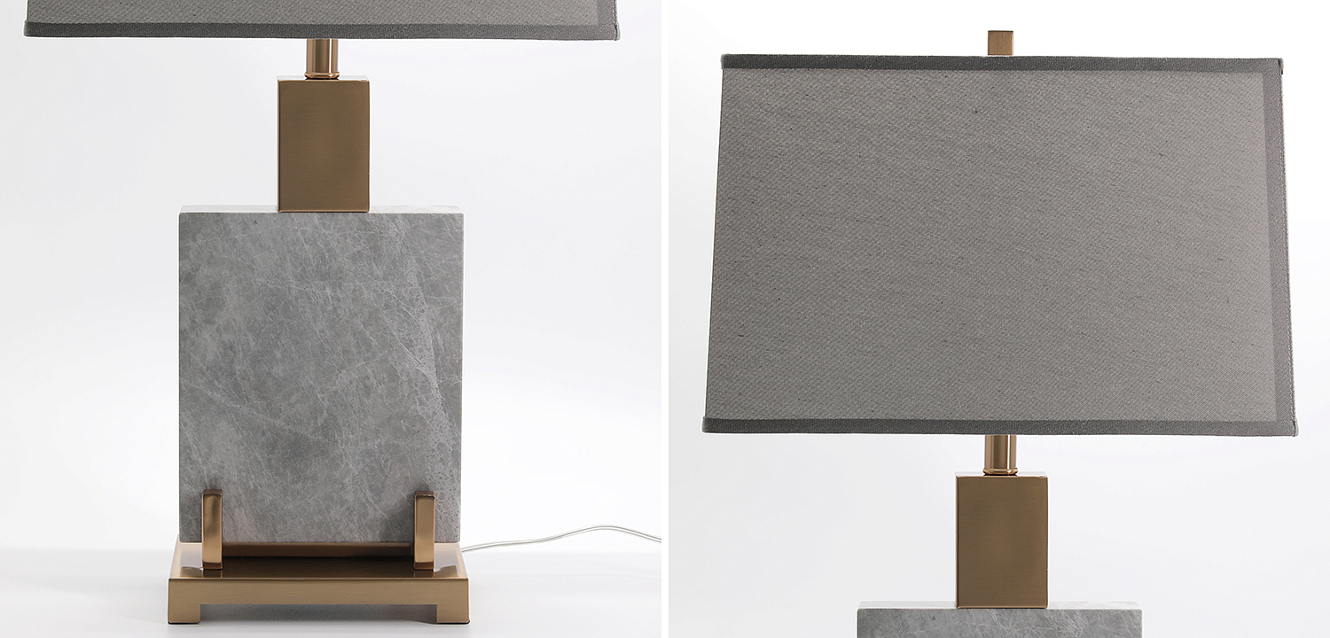 Настольная лампа Table lamp marble Grey Настольная лампа Table lamp marble Grey - Loft-Concept в Брянске