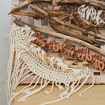 Большая Абстрактное Панно из веток и нитей Dryad Wall Art варинант исполнения - 3 | Loft Concept в Брянске