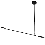 Потолочный светильник светодиодный черный металл Bendik  варинант исполнения - 1 | Loft Concept в Брянске