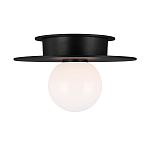 Потолочный светильник с шарообразным плафоном из белого матового стекла Generation Lighting варинант исполнения - 1 | Loft Concept в Брянске