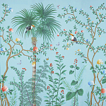 Обои ручная роспись Amazonia Duck Egg варинант исполнения - 1 | Loft Concept в Брянске