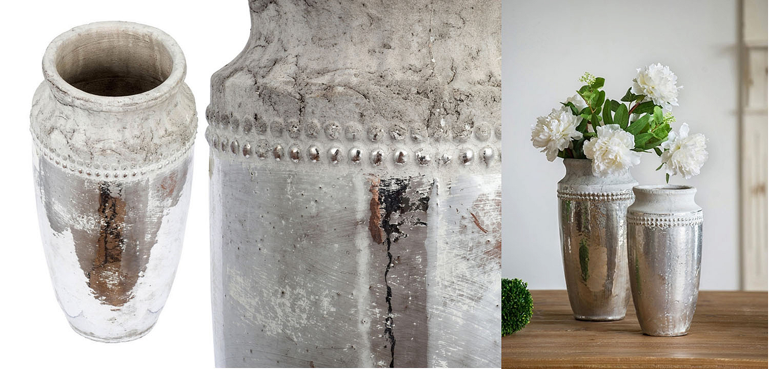 Ваза Vase Argenta silver 33 Ваза Vase Argenta silver 33 - Loft-Concept в Брянске