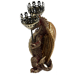 Подсвечник в виде дракона Dragon with Two Candlesticks варинант исполнения - 6 | Loft Concept в Брянске