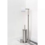 Держатель для туалетной бумаги с ершиком Chrome Bathroom Accessory варинант исполнения - 5 | Loft Concept в Брянске