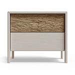 Тумба 2 ящика с подсветкой на рельефном фасаде Warm Industrial варинант исполнения - 6 | Loft Concept в Брянске