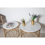 Столик дизайнерский The White Touch варинант исполнения - 4 | Loft Concept в Брянске