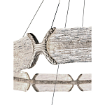 Люстра с 2-мя кольцами с текстурным природным рисунком IceFlame варинант исполнения - 7 | Loft Concept в Брянске