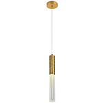 Подвесной светильник латунь Dew Drops Tube Brass Hanging Lamp варинант исполнения - 2 | Loft Concept в Брянске