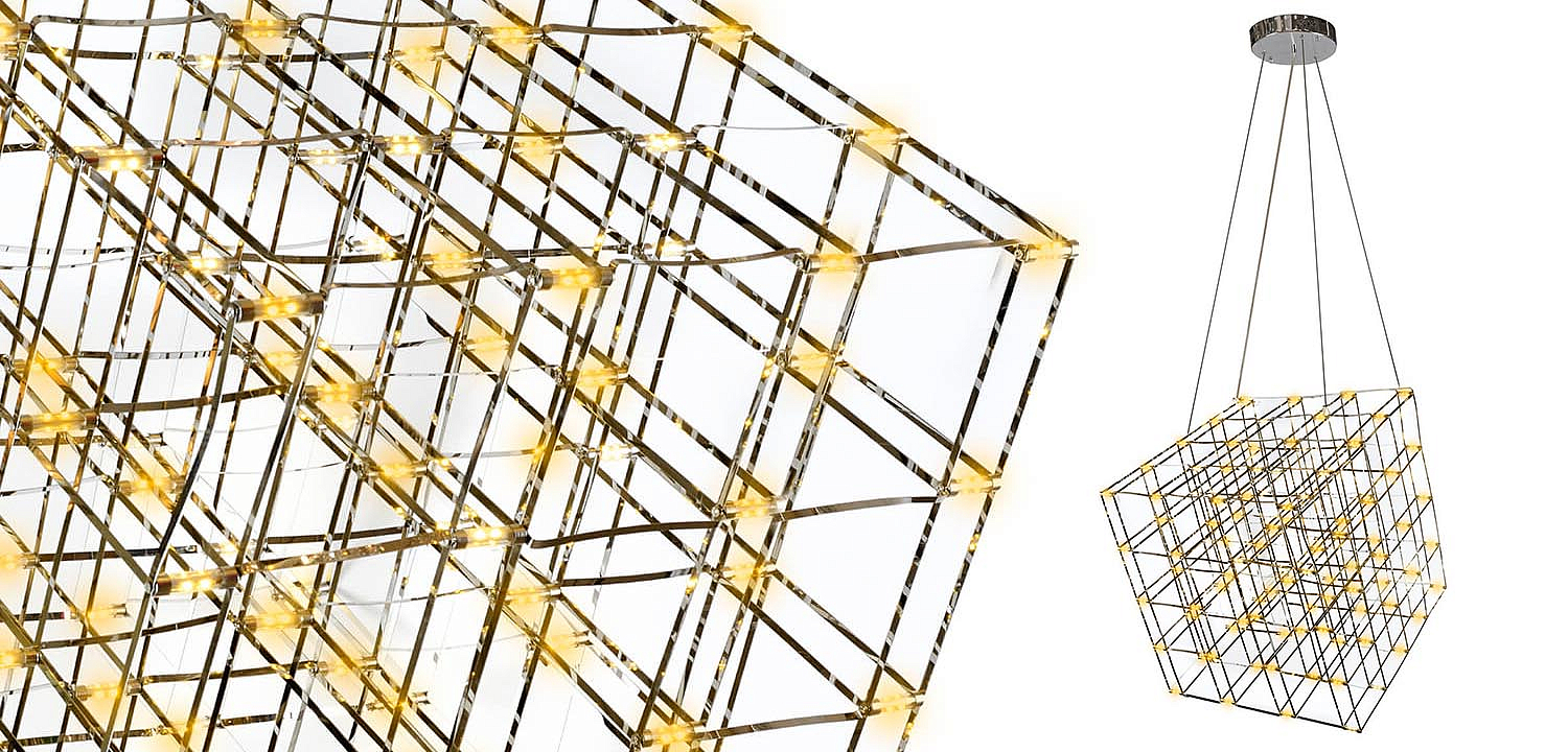 Люстра Moooi Tesseract Yellow lamp L Люстра Moooi Tesseract Yellow lamp L - Loft-Concept в Брянске