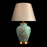 Настольная лампа голубая с изображением птиц Slip Away варинант исполнения - 8 | Loft Concept в Брянске