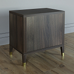 Тумба прикроватная с двумя ящиками Elsa Dreams Walnut варинант исполнения - 4 | Loft Concept в Брянске