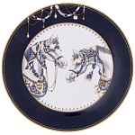 Сервиз обеденный из фарфора с изображением лошадей на 6 персон 23 предмета Porcelain Horse Set варинант исполнения - 1 | Loft Concept в Брянске