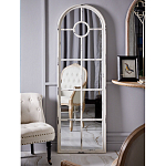 Зеркало-окно с арочным силуэтом в венецианском стиле Venetian White Mirror варинант исполнения - 4 | Loft Concept в Брянске