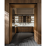 Раздвижные деревянные двери для кухни SISTEMA 7 Dada Engenereed Doors варинант исполнения - 2 | Loft Concept в Брянске