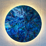 Светильник настенный «Голубая Планета» варинант исполнения - 2 | Loft Concept в Брянске