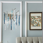 Бра с ветвистым каркасом из металла и подвесками из стекла Droplet Chandelier варинант исполнения - 2 | Loft Concept в Брянске