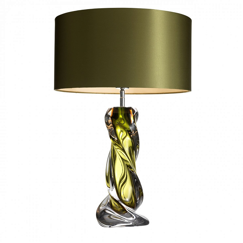 Настольная лампа Eichholtz Table Lamp Carnegie Зеленый смок Зеленый Настольная лампа Eichholtz Table Lamp Carnegie Зеленый смок Зеленый в Брянске | Loft Concept
