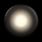 Встраиваемый спот светодиодный круглый черного цвета с углублением Ombra Lux  варинант исполнения - 3 | Loft Concept в Брянске