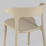 Бежевый стул из прочного PP-пластика JORIS варинант исполнения - 6 | Loft Concept в Брянске