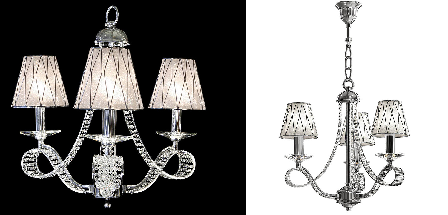Люстра Franseza Chandelier chrome 52 Люстра Franseza Chandelier chrome 52 - Loft-Concept в Брянске