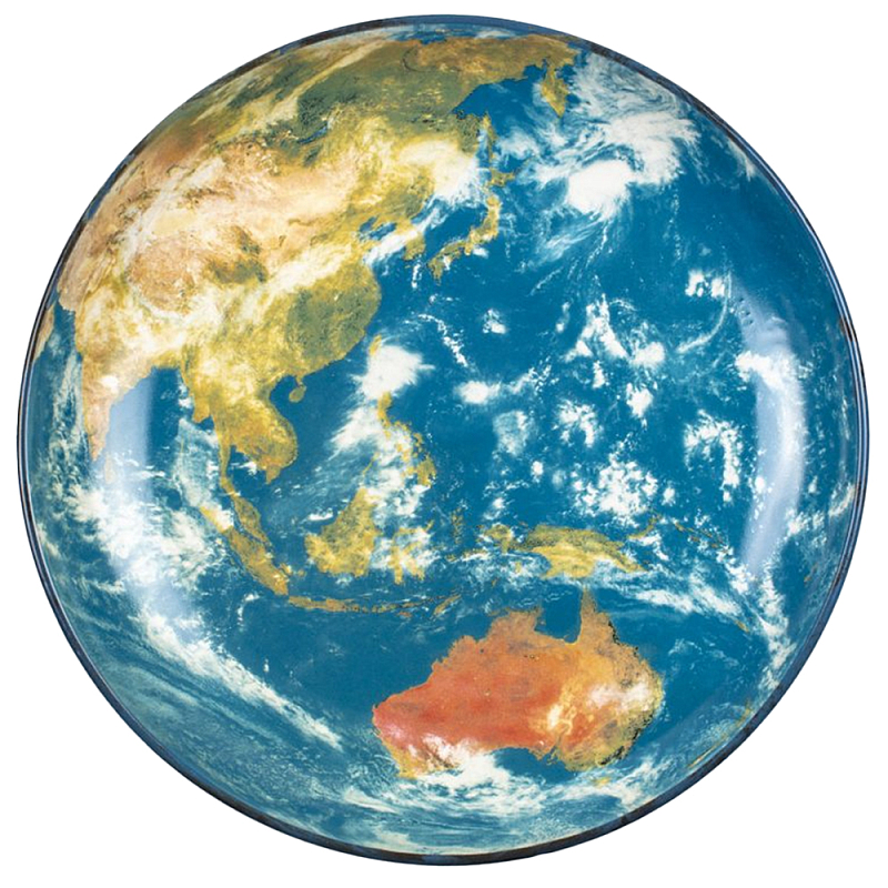 Блюдо Seletti Earth Asia Черный Синий Бежевый Блюдо Seletti Earth Asia Черный Синий Бежевый в Брянске | Loft Concept