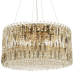 Круглая люстра с металлическими и хрустальными подвесками Bonnay Crystal Chandelier варинант исполнения - 5 | Loft Concept в Брянске