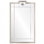 Зеркало в  серебряной раме с узорчатым геометрическим орнаментом Repulse варинант исполнения - 1 | Loft Concept в Брянске