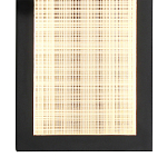 Светодиодное прямоугольное бра из металла черного цвета Lattice Lux варинант исполнения - 8 | Loft Concept в Брянске